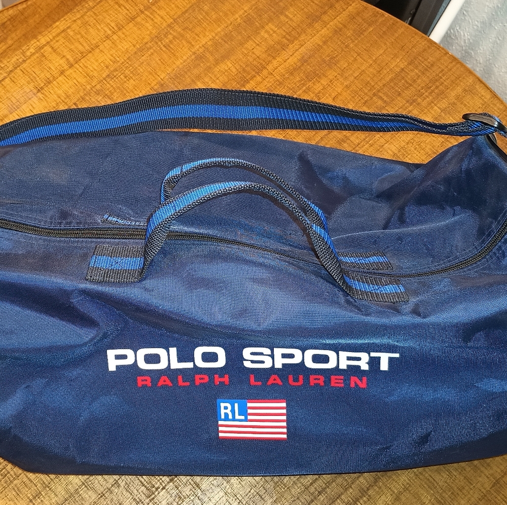 Rare Vintage POLO SPORT RALPH LAUREN The Fitness Duffle Bag